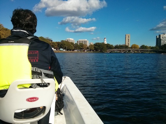 Here's what the weather looked like after lunch. It was a great day on the water. Photo credit: Tim Carter - W3ATB