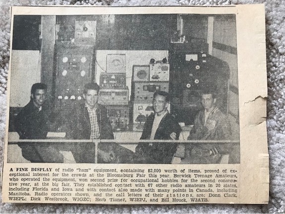 newspaper clipping ham radio