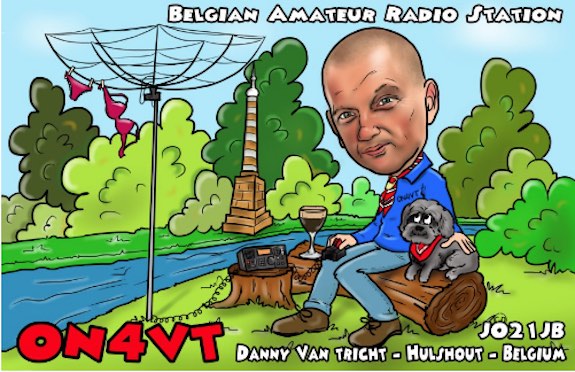 ON4VT qsl card