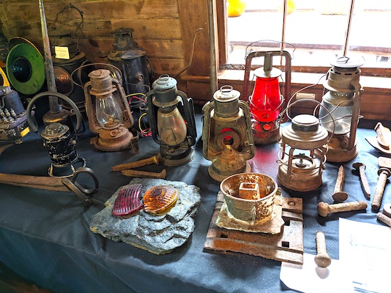 old railroad lanterns
